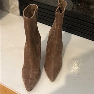Steve Madden Brown Suede Ankle Boots